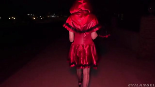 Rebel Rhyder get rought fuck on halloween by BBC