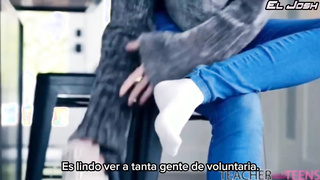 Alex Coal - Maestra Dolida Consolada por su Estudiante Sub Español