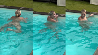 Nikoletta Queen nude swim clip.