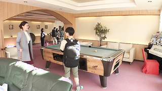 Aunt Relieving Her Not Nephew After Taking Her To Ladies Onsen