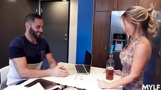 MILF stepmom fucks with stepson - Prestyn Lee - SD 480p