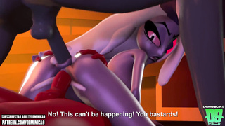 Charlie And Vaggie Get Gangbanged By Their Guests