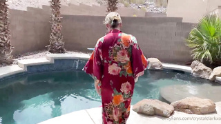 Crystal Clark - Stepmother caught swimming naked sub