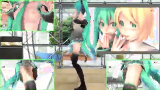 Miku Naked Dance - MMD