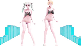 Kanon and Angela Balzac Anal Dildo