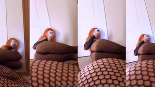 babe teasing in front of a mirror p.1