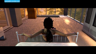 Tomb raider lara croft sousou 3d animated