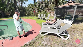 Suzanne xxx - Cougar By The Pool porn