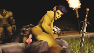 Warcraft Orcs Worgen And Gruga Sex