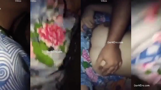 Beautiful Wife and Husband Kissing