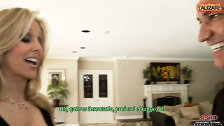 Julia Ann Follando con instructor de baile Sub esp