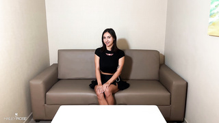 Hailey xxx Indian Babe first time Casting Couch Audition