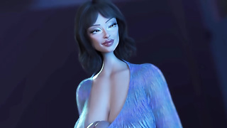 Non-stop Futa Fucking In The Club Toilet And In The House. 3d