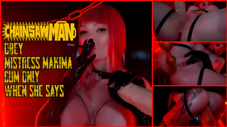 Sonya Vibe - ChainsawMan Obey Mistress Makima - Cum Only When She Says