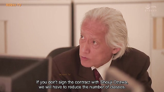 [JUQ-112] Business trip entertainment where the arrogant president of the client kept giving creampi