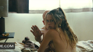 Teresa Palmer Sexy Breasts Scene in Message From The King