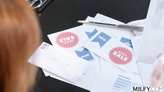 Sophia Locke – Cock-Hungry MILF Gets BBC Spit-Roasted