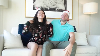 Rae Lil Black Christmas fuck with Antonio Mallorca