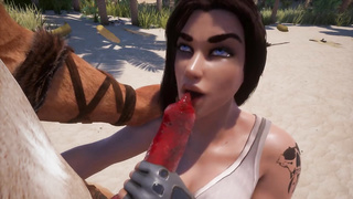 Wild Life Sex Game Gameplay - Lion and human female sex