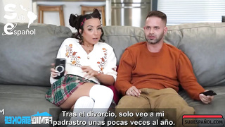 Sasha Tatcha - Sorprendí a mi padrastro masturbándose y tuve que hacer algo al respecto Sub Esp