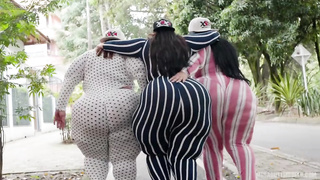 Latina SSBBW Big ass Foursome