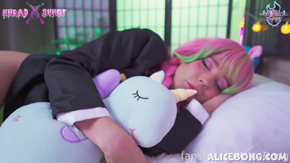 Alice Bong, Amber Hallibell - Mitsuri Dreamed of Nezuko Love Breathing [Demon Slayer]