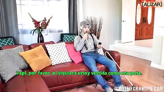 Penelope Kay Follada por su abuelo Sub esp