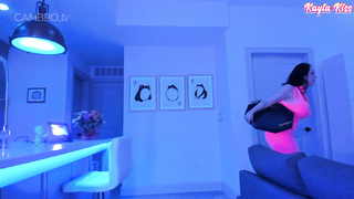 kayla kiss step sister is a stripper