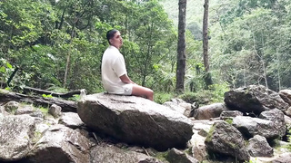 Devil Khloe - Redhead Latina Fucking In A Waterfall