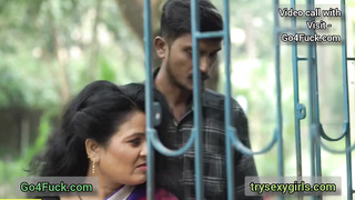 Indian Bhabhi Fantasy Sex at Resort owner Boy One Night Stand Sex