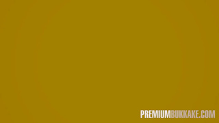 Veronica maxima bukkake swallow