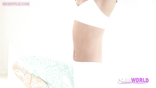 Step Sis helps brother