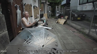 [CAWD-909] The downfall of a cold glasses-wearing uniform girl imprisoned and impregnated by her sti