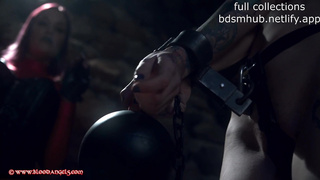 Chastity Belt cuffed in prison (1080)
