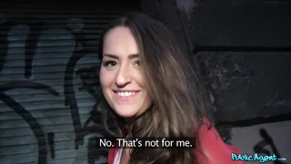 Brunette with Big Boobs fucked in a Cellar