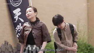 [JUR-535] A two-day, one-night trip with my insatiable aunt who fucks her husband every night the vi