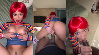 PuertoRican Lexy - Chucky Cosplay POV BBC Fuck rq