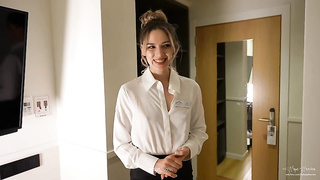 Hope Heaven - Shy young hotel maid gets fucked by pervert hotel guest for money rq