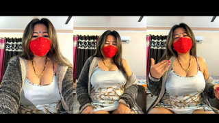 88pink Nepali randi bhabhi 24 jan morning show my new dress show part 1