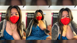 88pink Nepali randi bhabhi sexy one boobs show dirty talk part 3