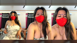 88pink Delhi ke Nepali Randi bhabhi white western dress dirty talk part 3