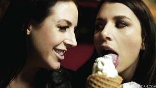 Angela White, Ivy Lebelle - Tag Team Duo Angela White & Ivy Lebelle On The Hunt For BBC rq