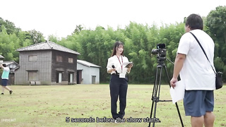 [MIAB-607] Targeted during an athlete village report, the new female announcer is brutally gangbange