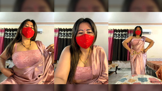 88pink pink saree dirty talk Nepali randi bhabhi