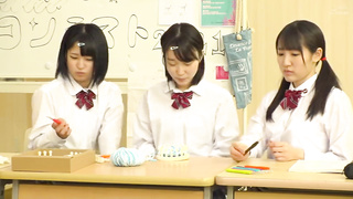 Oriental Lesbian Threesome Babes Sex Love