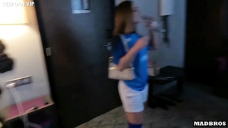 Italian woman cheats on boyfriend takes painful big black cock in the ass