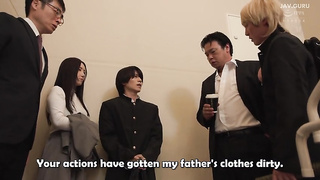 [URE-131] (English subbed) Collapsing family. A mother addicted to sex with yakuza chooses cock over