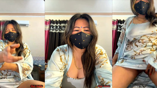 88pink white blue nighty sexy dress dirty talk Nepali Randi bhabhi part 1