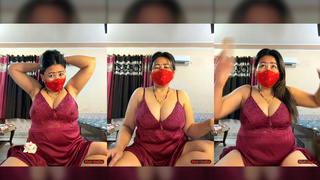 88pink mahroon nighty sexy talk dirty talk Nepali Randi bhabhi part 3