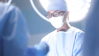 [JUR-643] Beautiful married doctor moistens her wealthy patient with saliva and love juices in submi